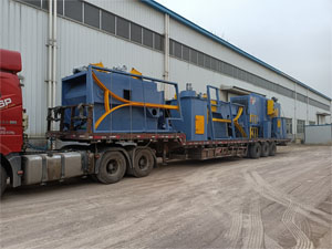 兩臺吊鉤式、一臺通過式拋丸清理機發(fā)往河北邢臺